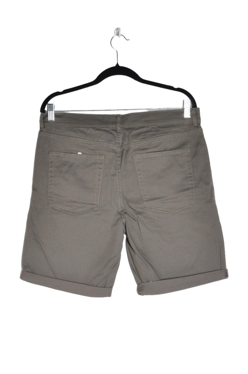 H&M Men Denim Shorts Regular fit in Green - 34