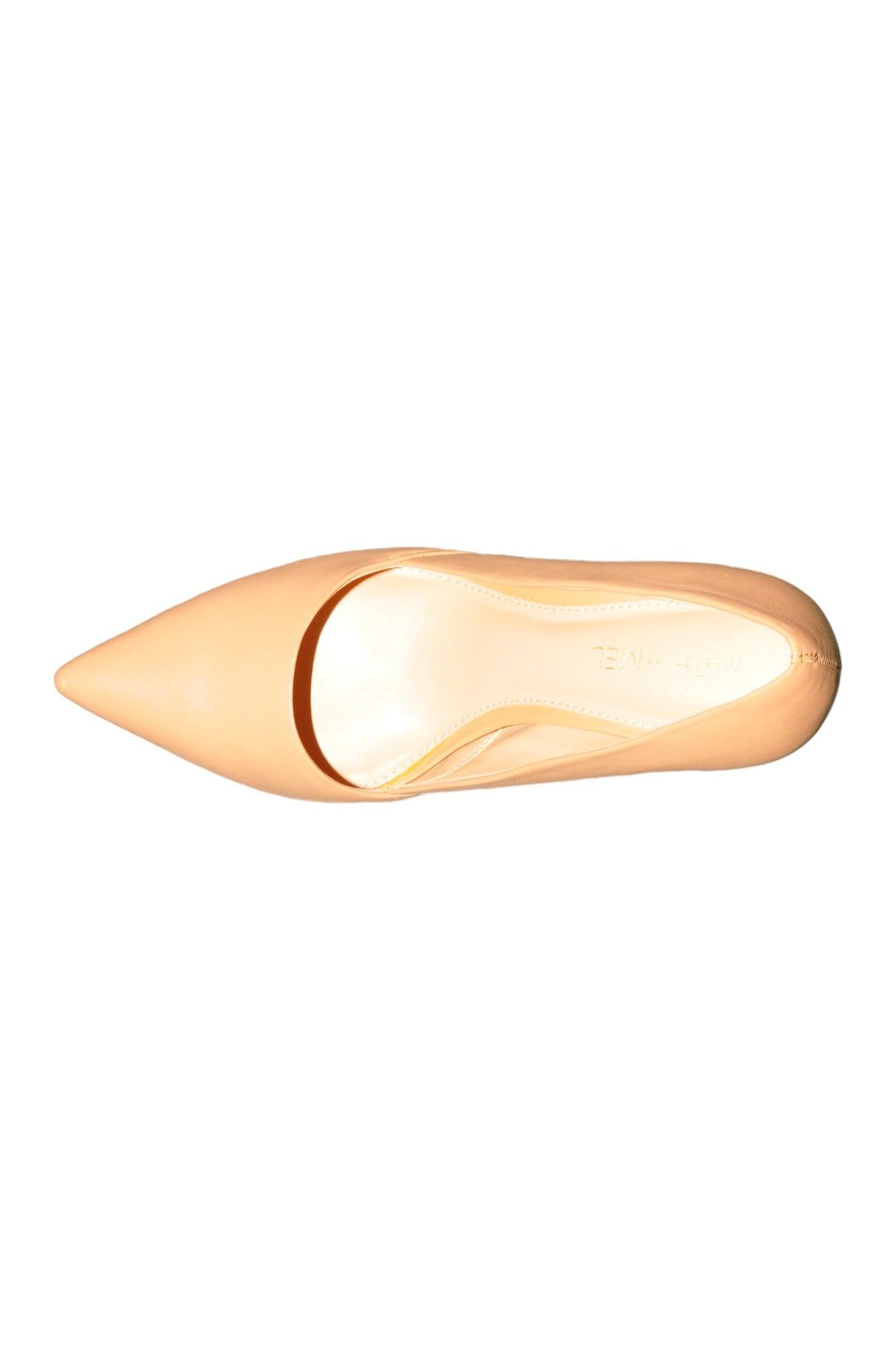 KATE AND MEL Women Heels Regular fit in Beige - 6.5