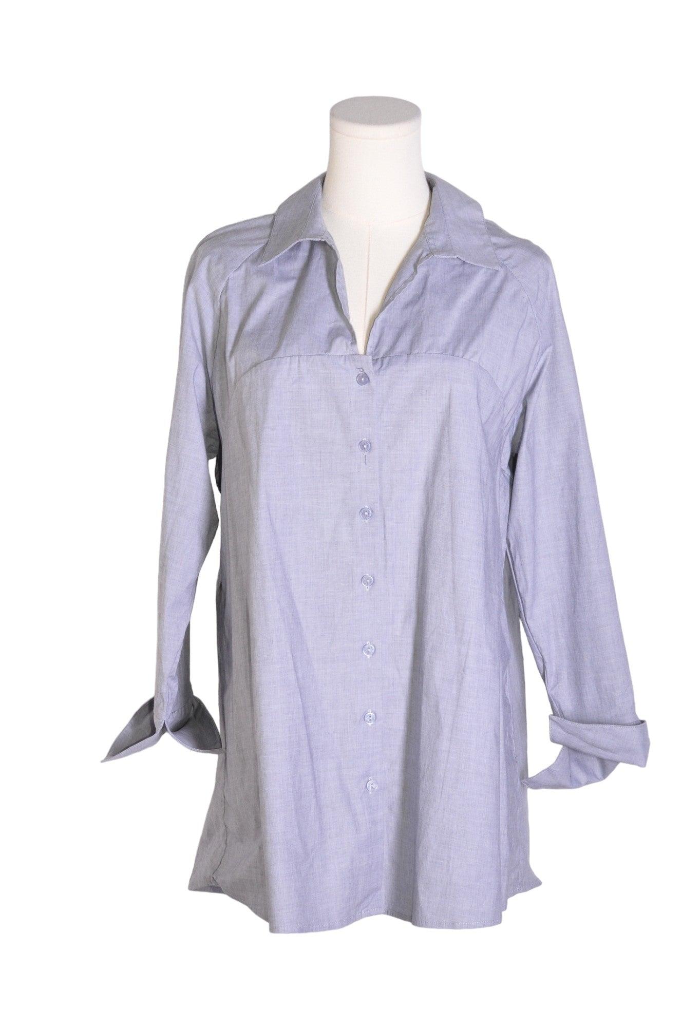 RAVEL Women Button Down Tops Regular fit in Gray - XL