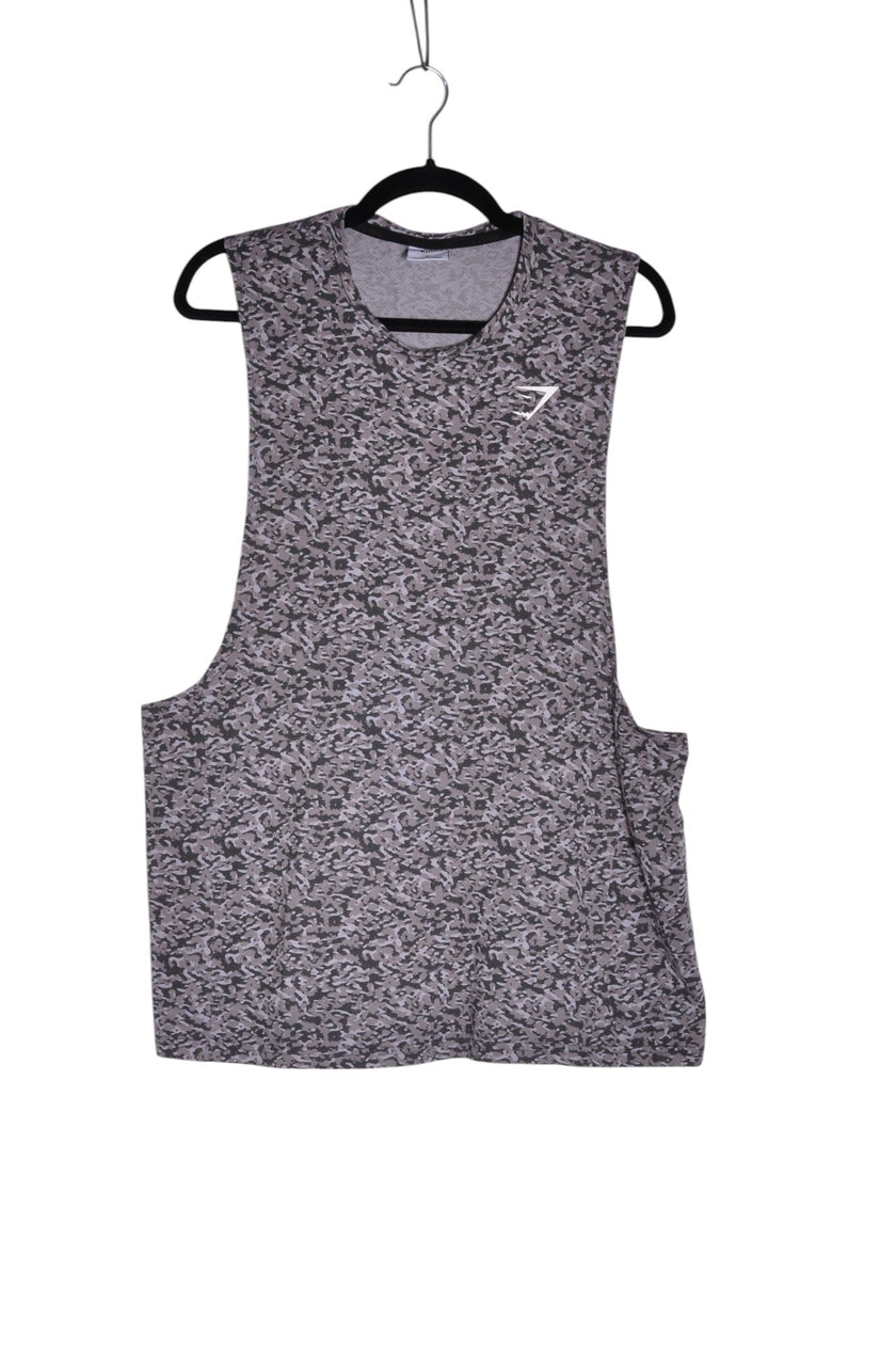 GYMSHARK Men T-Shirts Regular fit in Gray - L
