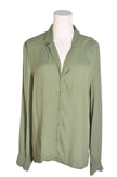 WILFRED Women Button Down Tops Regular fit in Green - M