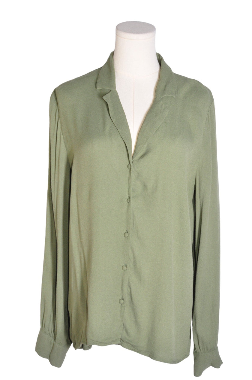 WILFRED Women Button Down Tops Regular fit in Green - M