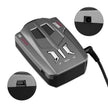 V9 Car Radar Speed Detector Laser 360° Voice Alert Mobile Speedometer