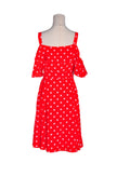 SHEIN Women Wrap Dresses Regular fit in Red - 0XL