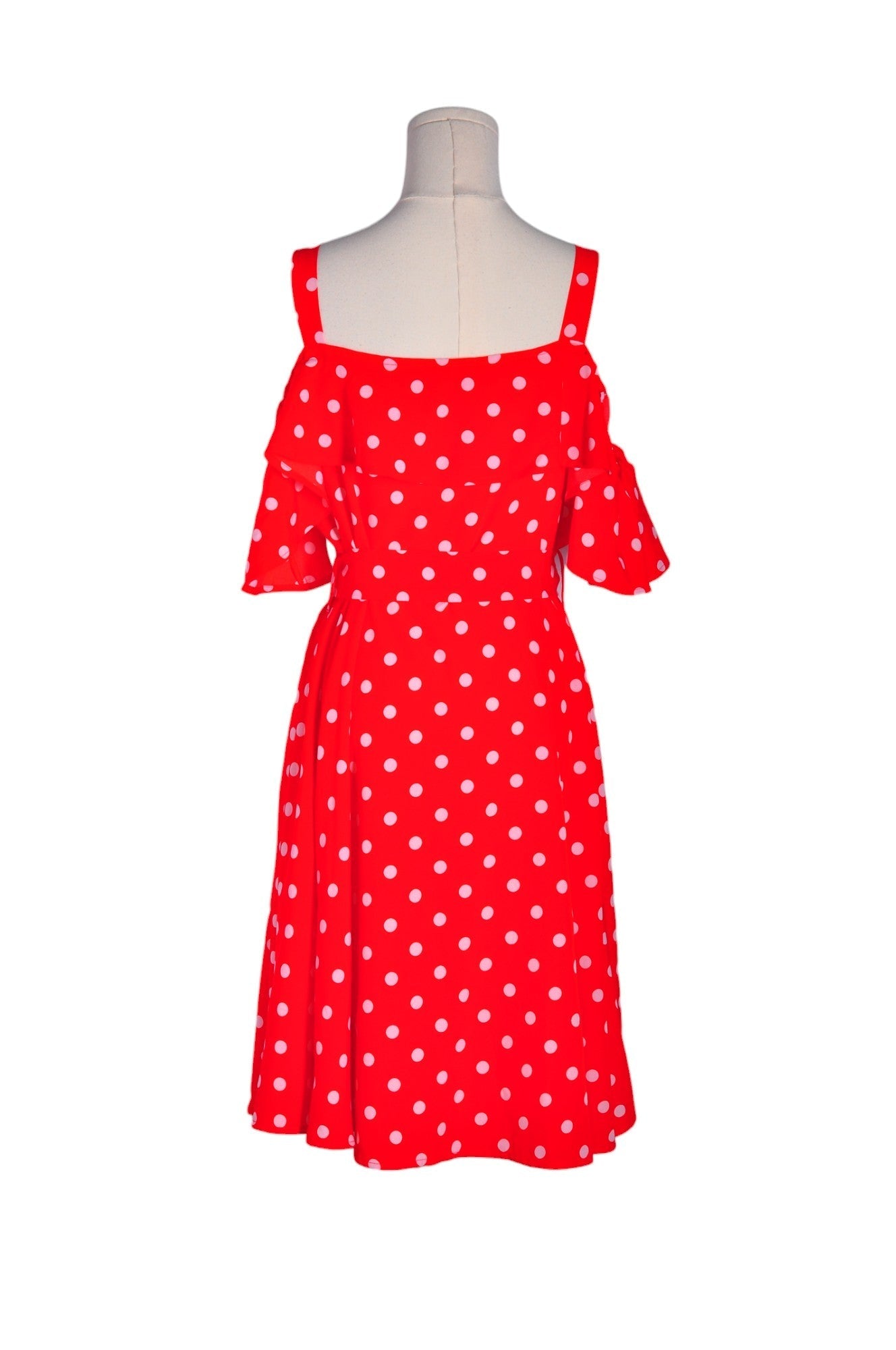 SHEIN Women Wrap Dresses Regular fit in Red - 0XL