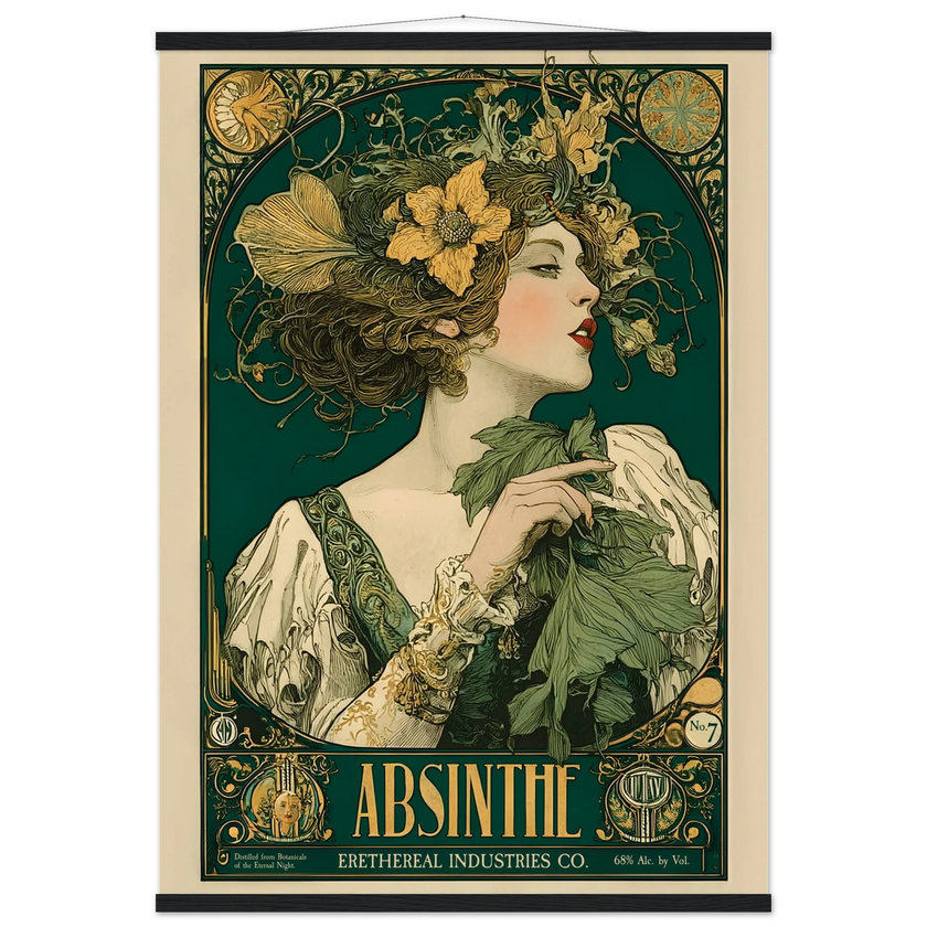 L’Absinthe d’Ombre - Poster & Framed Print