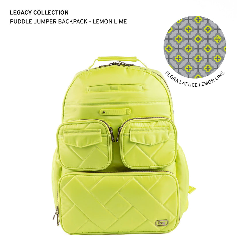 Sac à dos Puddle Jumper de la collection Legacy de LUG - Sac quotidien élégant et durable.