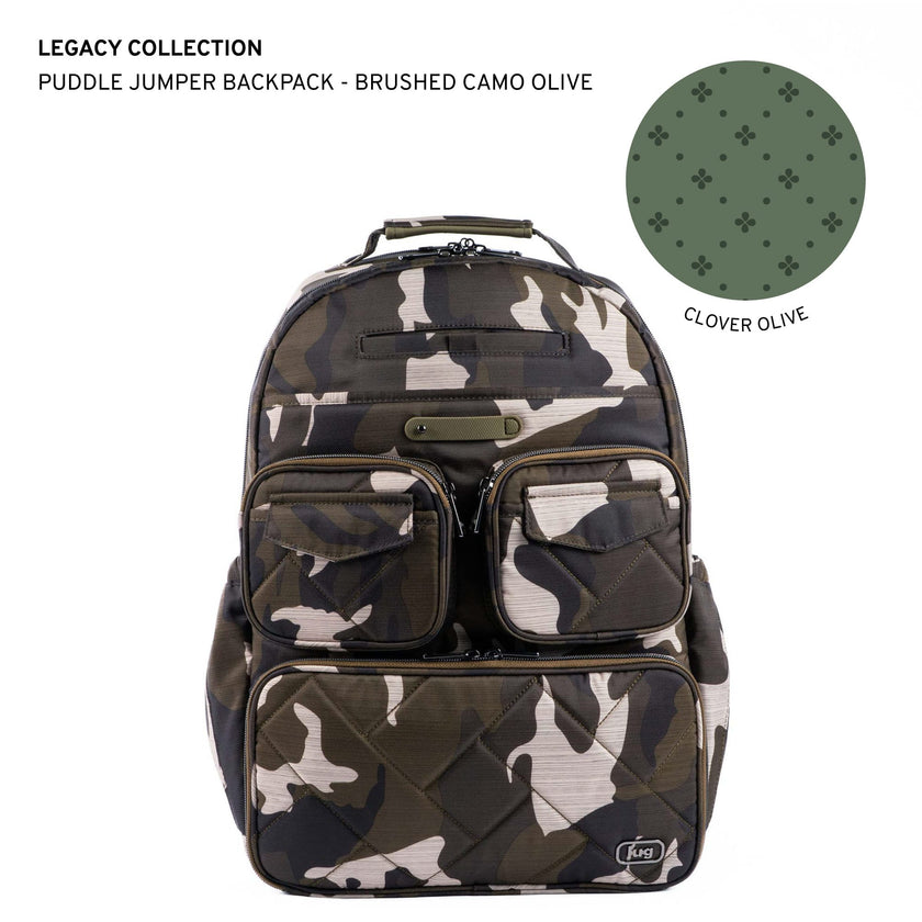 Sac à dos Puddle Jumper de la collection Legacy de LUG - Sac quotidien élégant et durable.