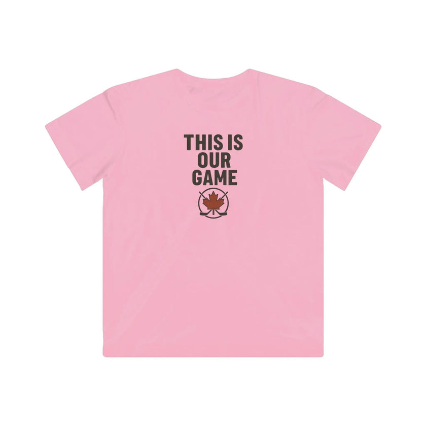 This Is Our Game Youth T-Shirt – Canadian Maple Leaf Tee