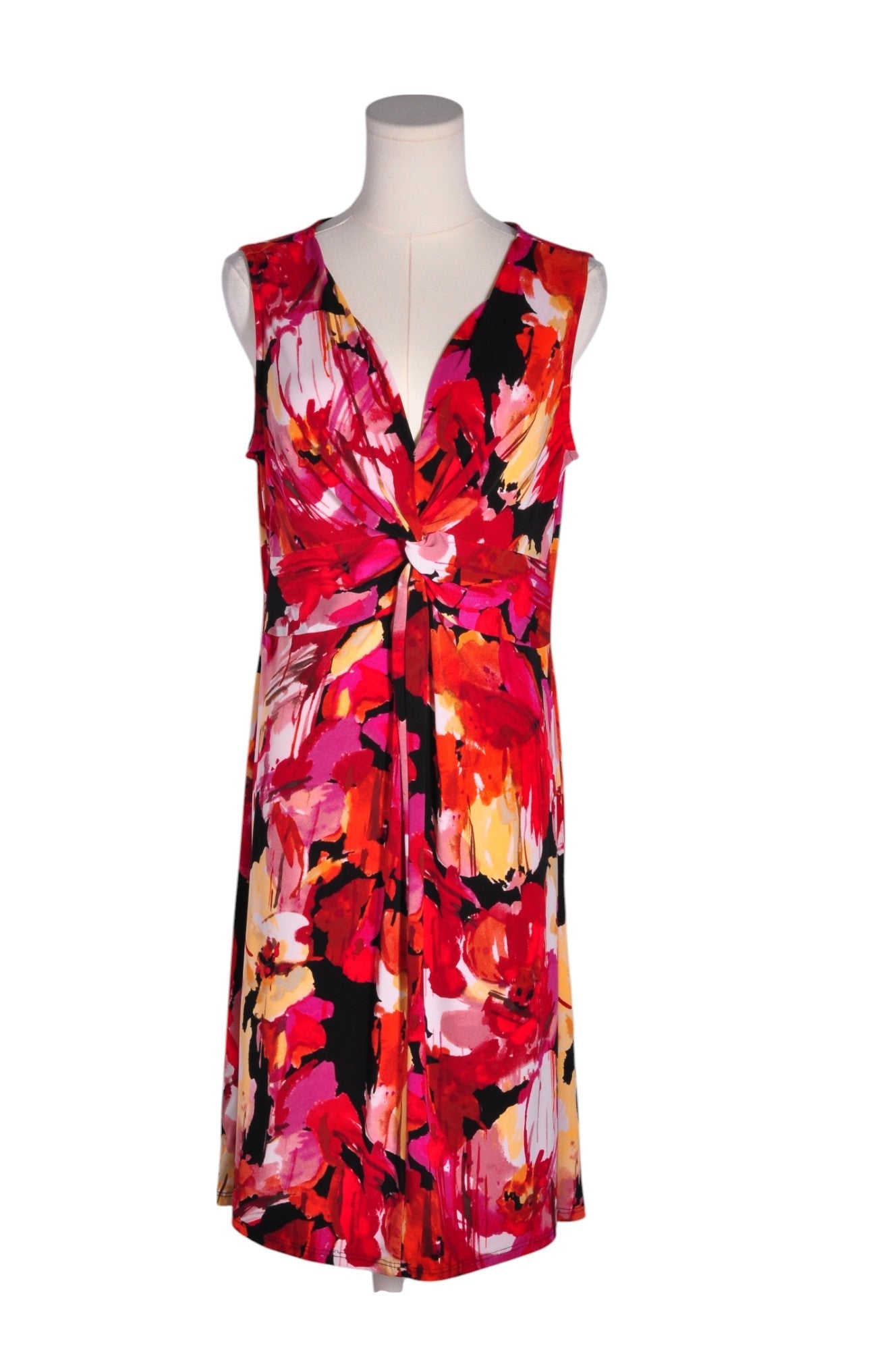 UNBRANDED Women Midi Dresses Regular fit in Red - M