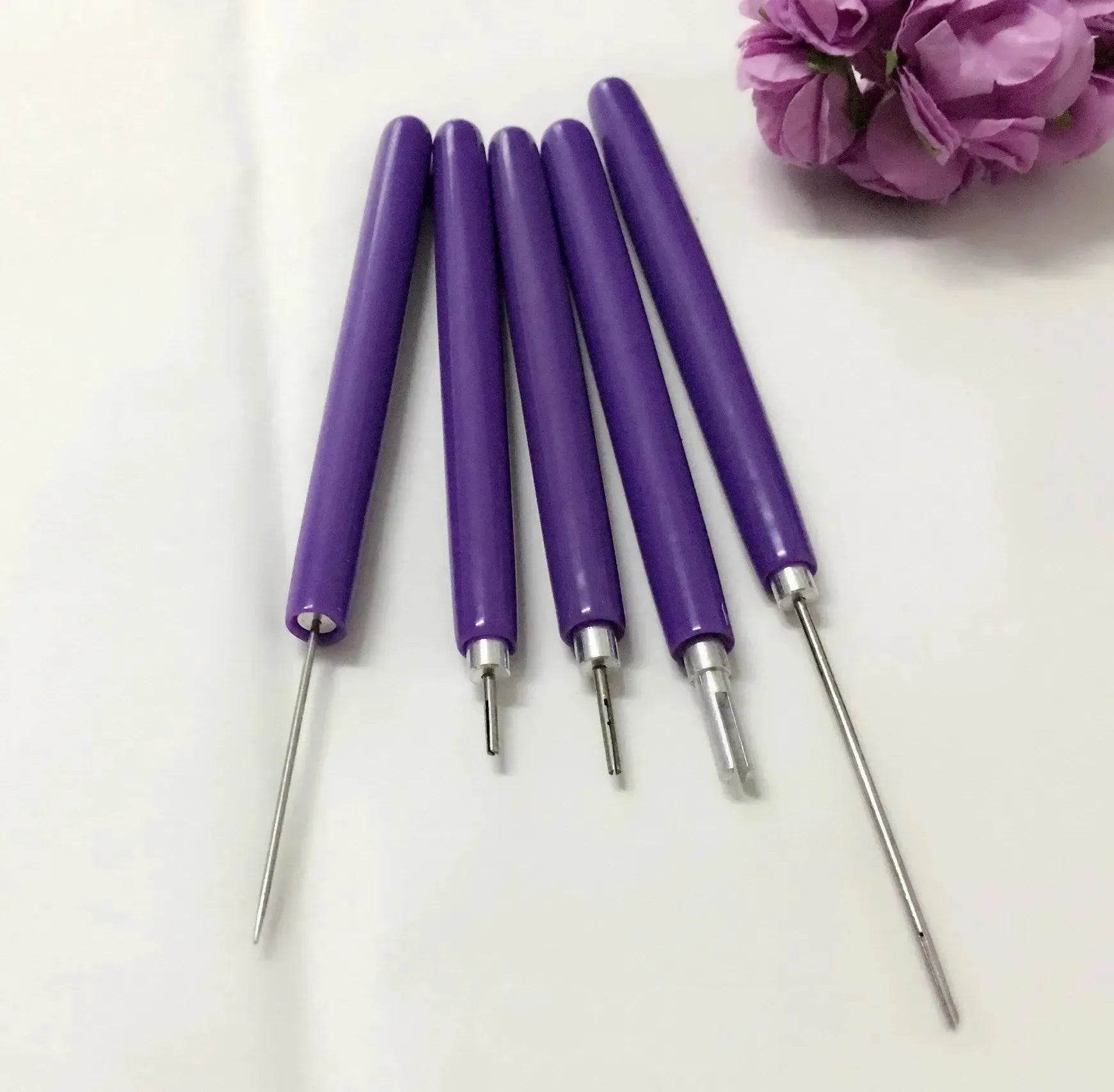 5PC Quilling Paper roller  Long And Short Quilling Needle Roll Paper Pen