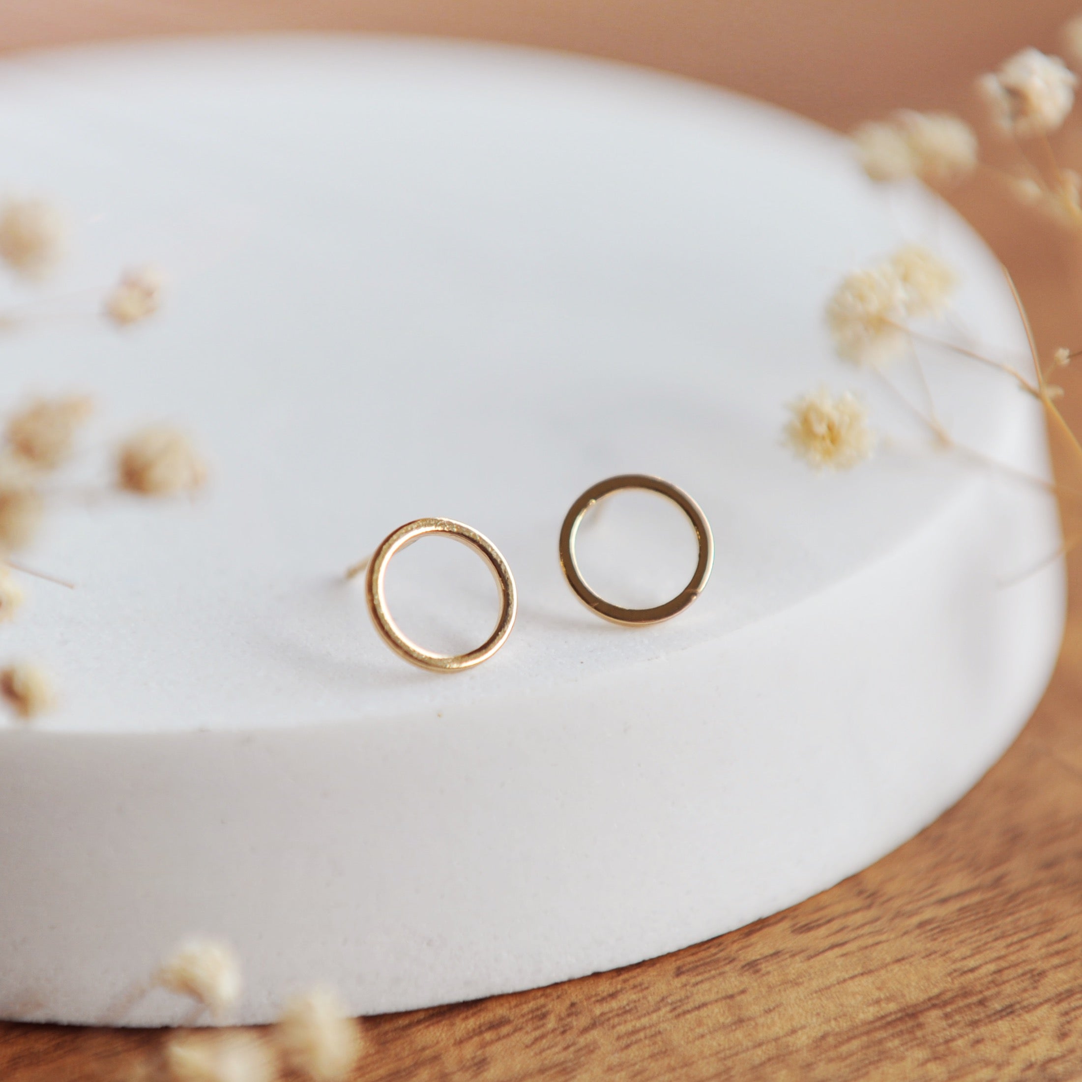 EMMA, Geometric stud Earrings, Minimalist