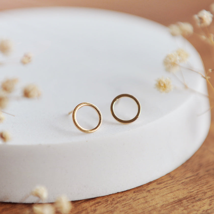 EMMA, Geometric stud Earrings, Minimalist