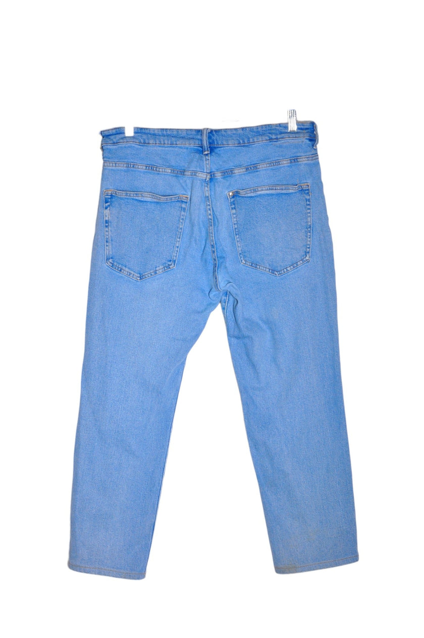 H&M Women Straight-Legged Jeans Regular fit in Blue - 36