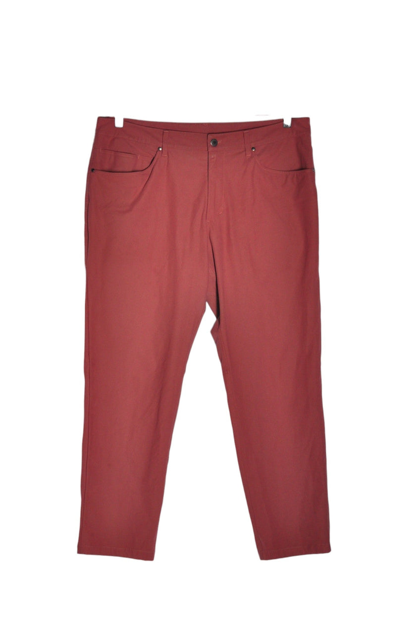 LULULEMON Women Trousers Regular fit in Red - 36