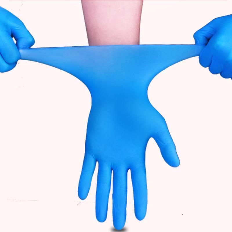 4mil Nitrile Exam Gloves 100 Pack – Heavy-Duty Powder-Free Latex-Free Disposable Gloves for Medical, Dental & Food Use