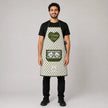 Happy Chef Palestinian Keffiyeh Apron – Olive Oil & Za’atar Pocket Kitchen Apron