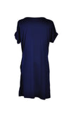EKOUAER Women Shirt Dresses Regular fit in Blue - M