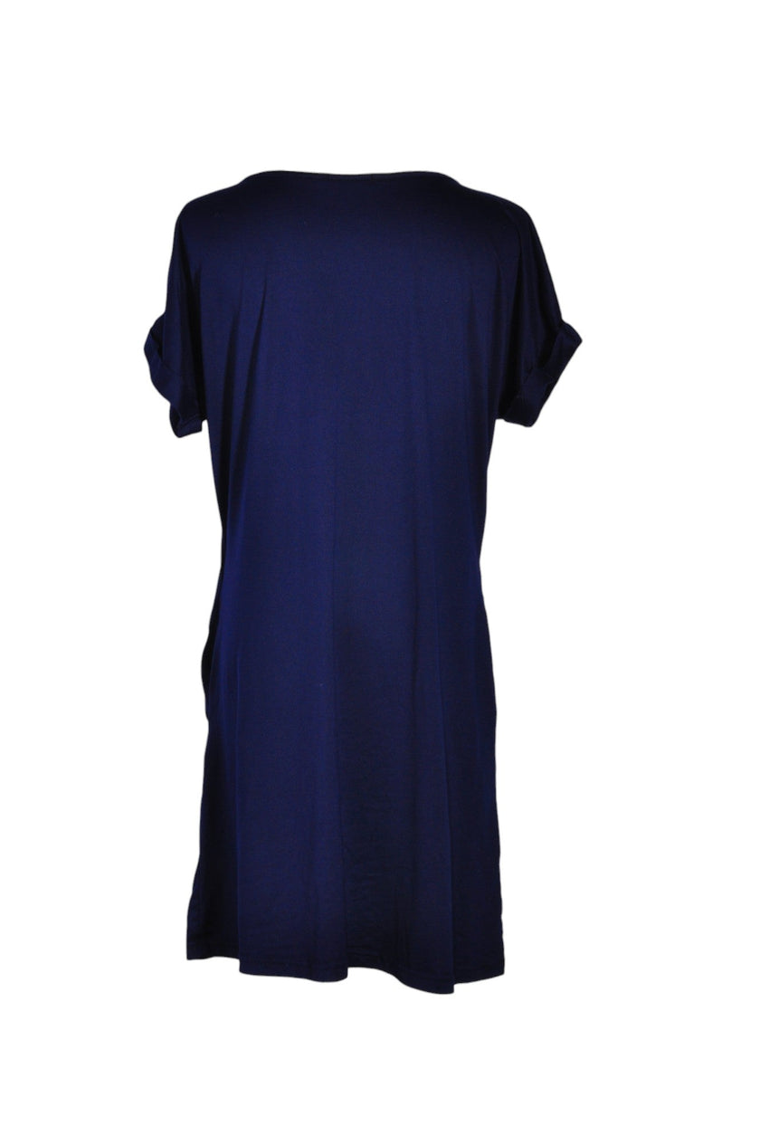 EKOUAER Women Shirt Dresses Regular fit in Blue - M