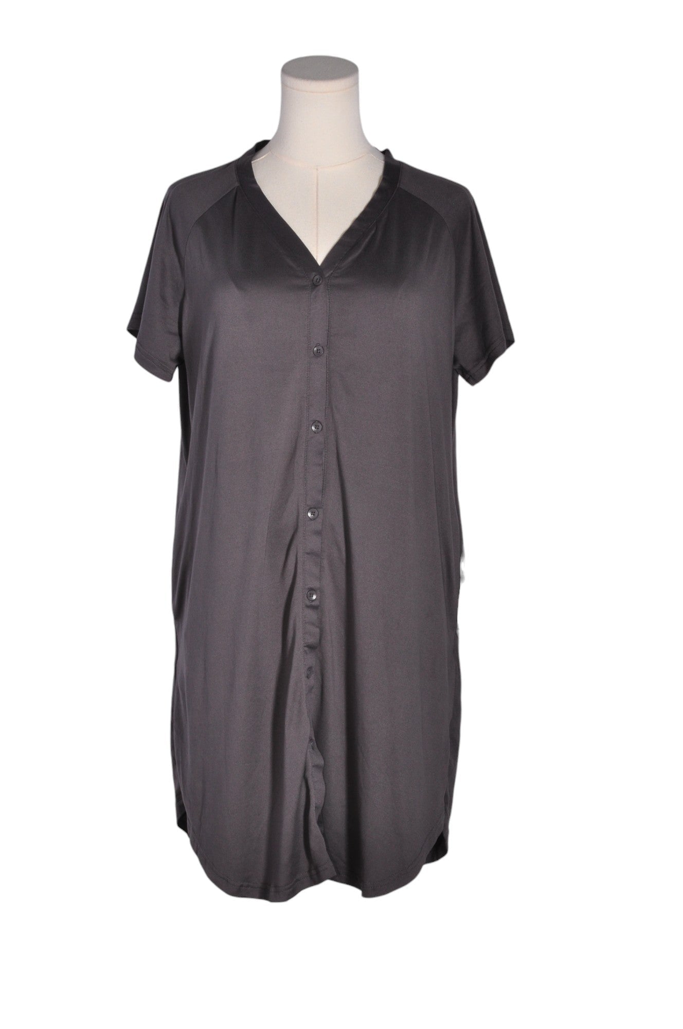 EKOUAER Women Shirt Dresses Regular fit in Gray - M