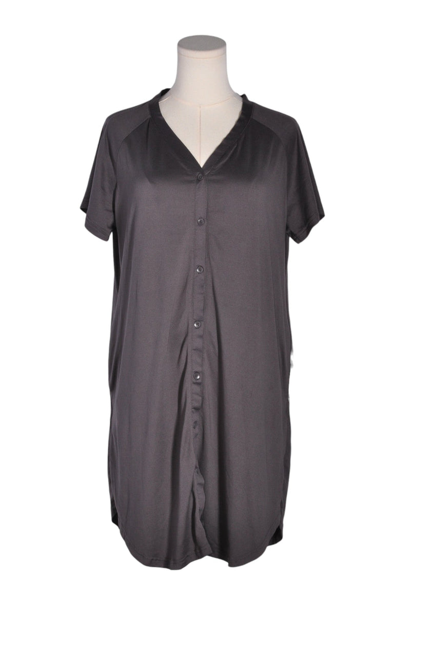 EKOUAER Women Shirt Dresses Regular fit in Gray - M