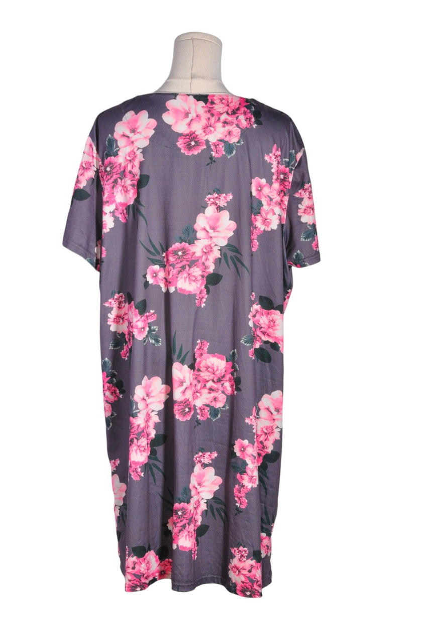 EKOUAER Women Night Wear Regular fit in Gray - XXL
