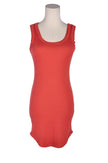 REVAMPED Women Bodycon Dresses Regular fit in Orange - S