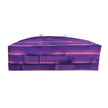 Purple Brick Pattern Weekender Bag | Gradient Brick, Large Tote Bag