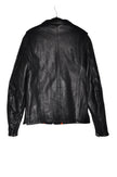 ONE STOP BIKER SHOP Men Leather Jackets Regular fit in Black - S