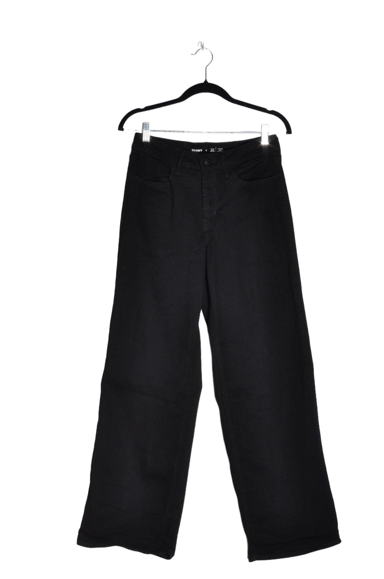 OLD NAVY Women Straight-Legged Jeans Regular fit in Black - 6