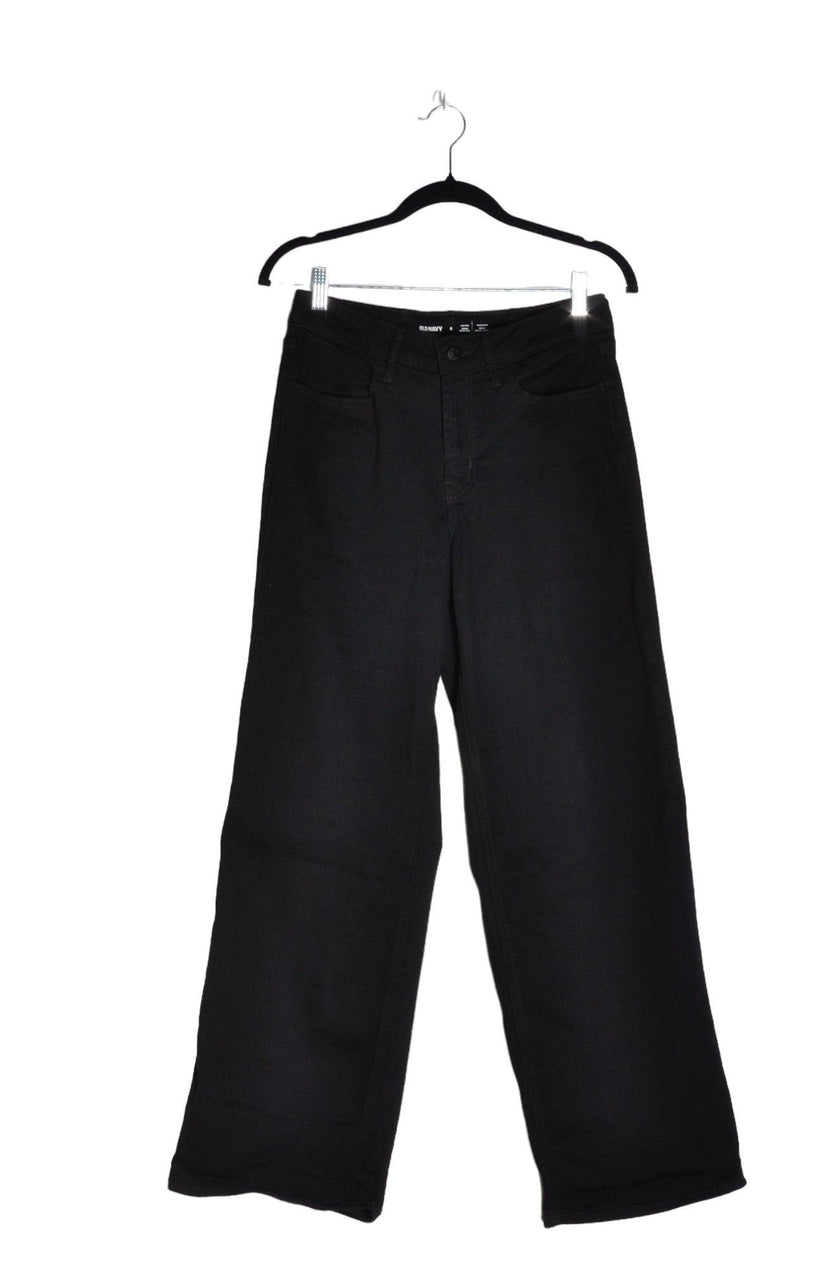 OLD NAVY Women Straight-Legged Jeans Regular fit in Black - 6
