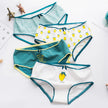 Women's Cartoon Print Cotton Underwear – Cute Novelty Bikini Panties (4 Styles, L & XL)