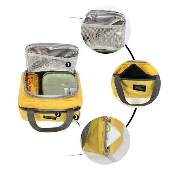Insulated Lunch Box Storage Bag for Kids, Office, and Travel