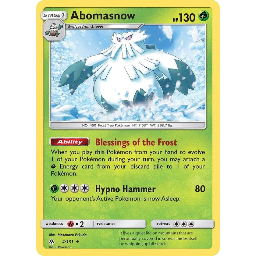 Abomasnow (4/131) (SM06)