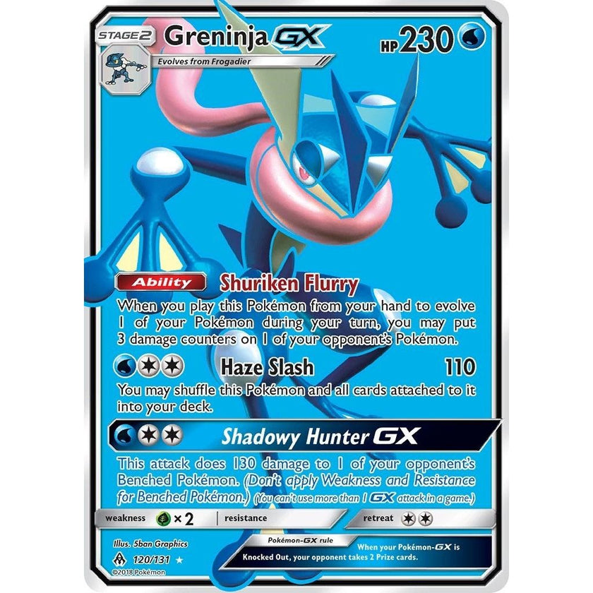 Greninja GX (Full Art) (120/131) (SM06)