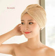 Women's Microfiber Hair Dryer Cap Absorbent Hair Towel.