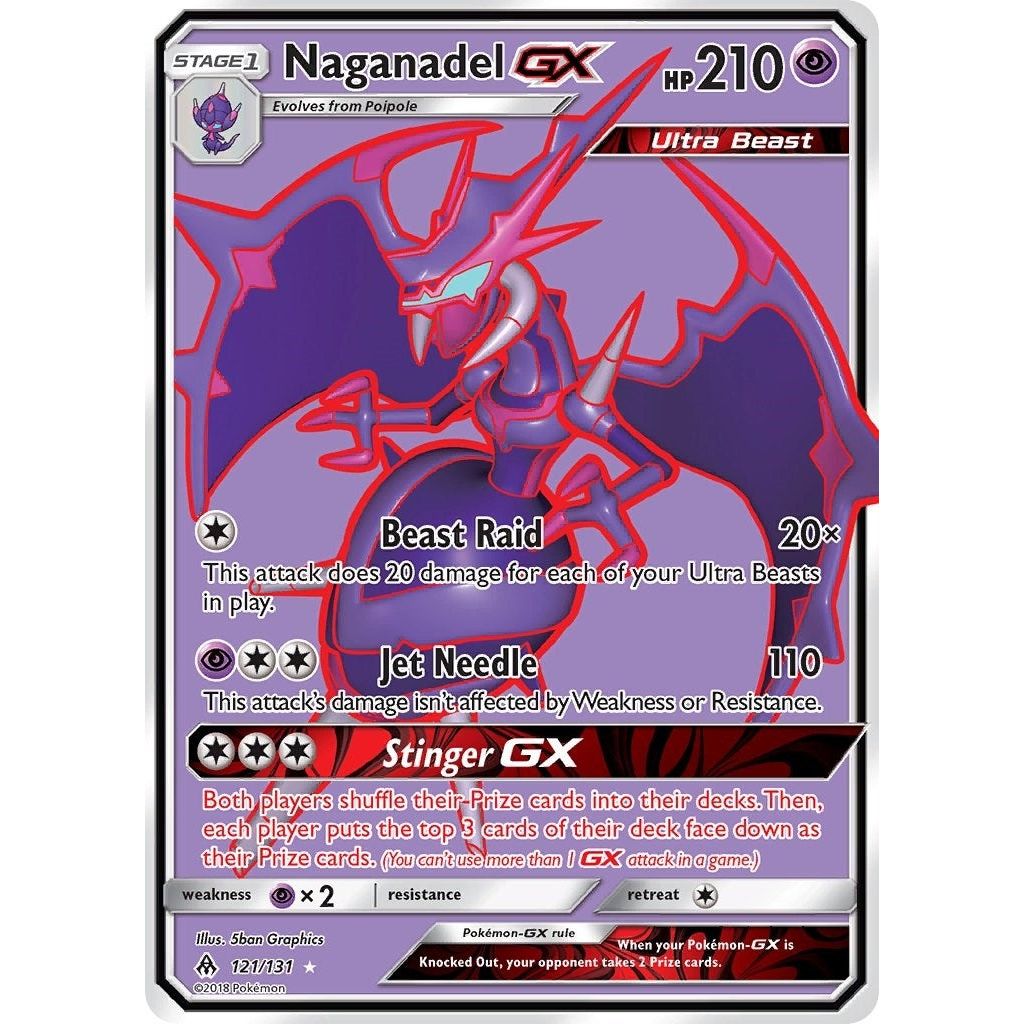 Naganadel GX (Full Art) (121/131) (SM06)