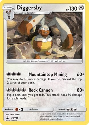 Diggersby 98/131 - SM  Forbidden Light