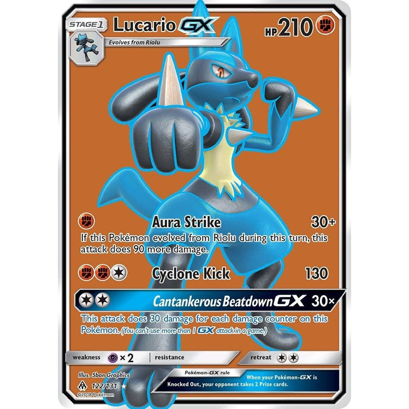 Lucario GX (Full Art) (122/131) (SM06)