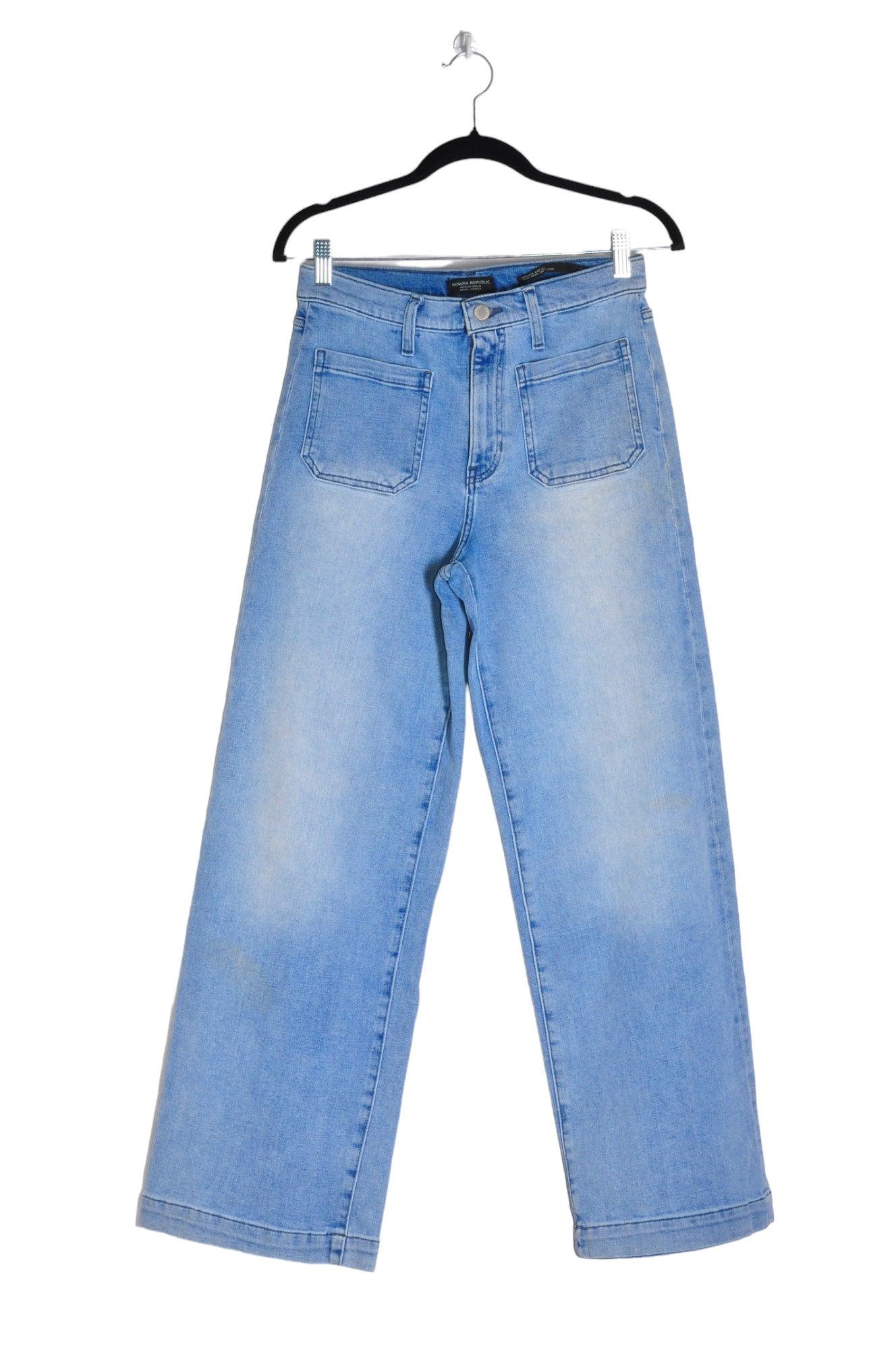 BANANA REPUBLIC Women Straight-Legged Jeans Regular fit in Blue - 29