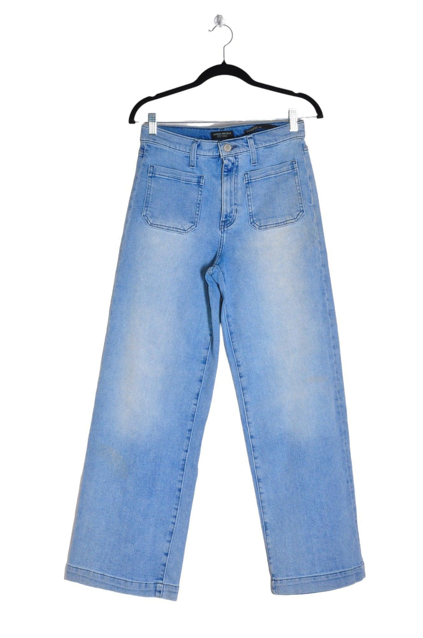 BANANA REPUBLIC Women Straight-Legged Jeans Regular fit in Blue - 29