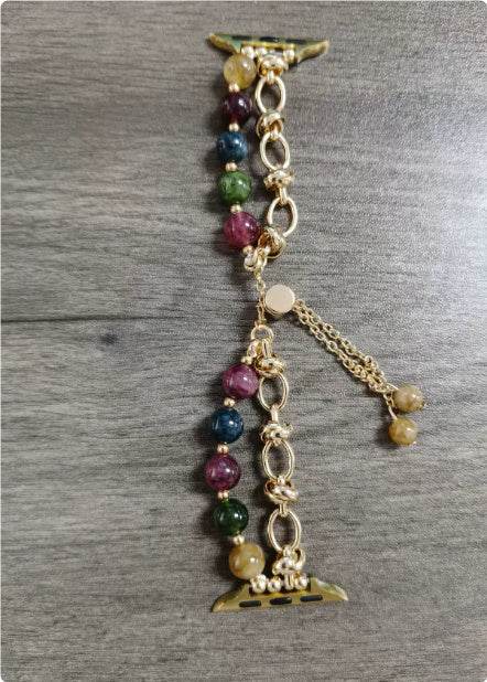 Women Fashion Smart watch Beaded Replacement Watch strap