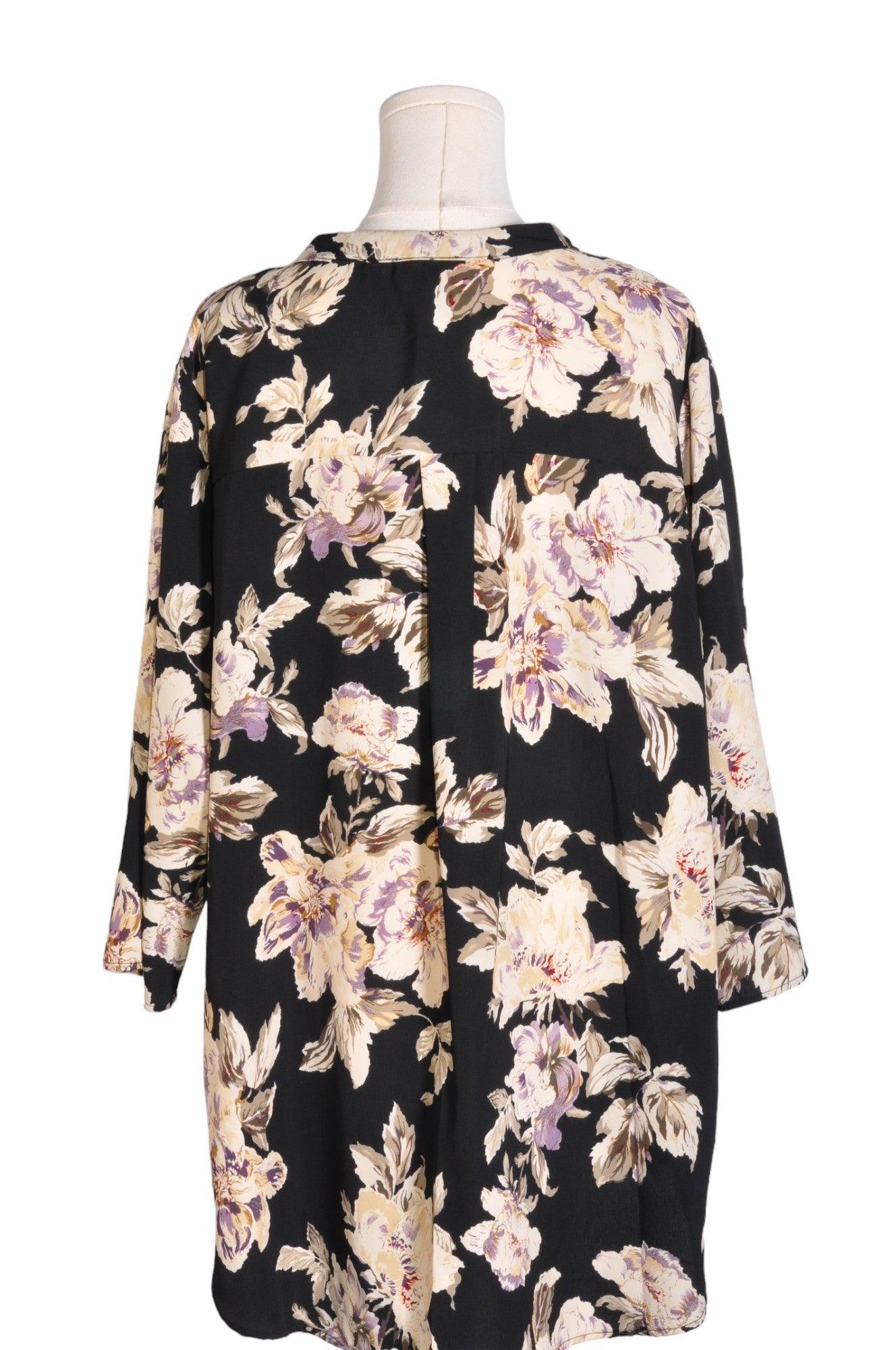 SEVEN KARAT Women Blouses Regular fit in Black - 1X