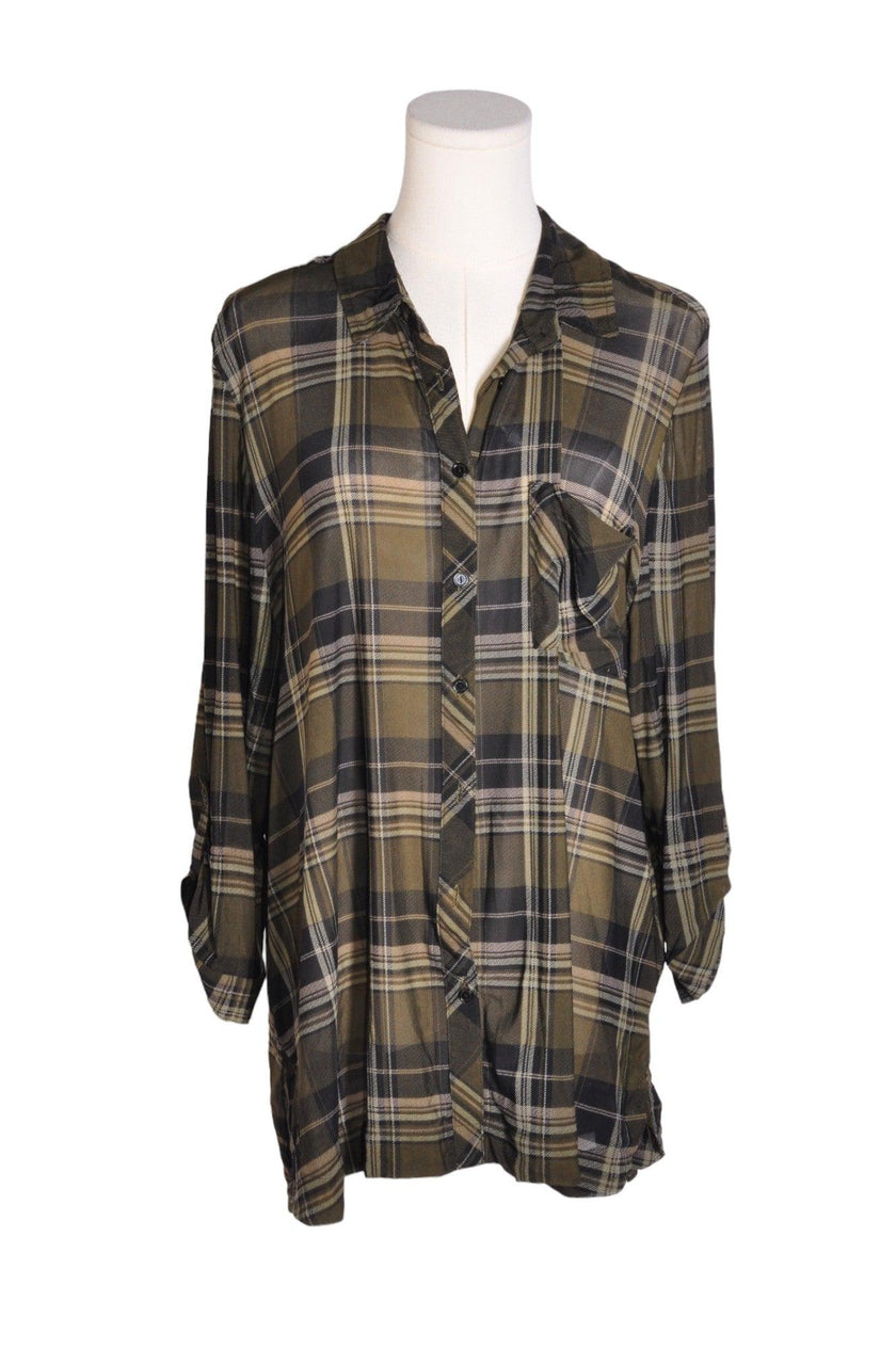 REITMANS Women Button Down Tops Regular fit in Green - 18