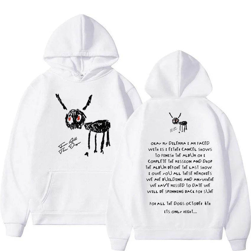 Rapper Drake For All The Dogs Letter Unisex Hoodie Sweatshirt