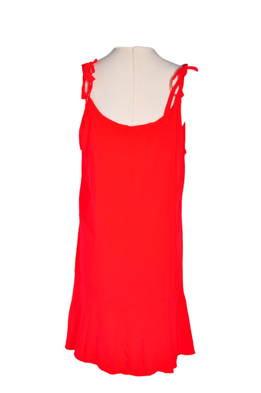 UNBRANDED Women Drop Waist Dresses Regular fit in Red - S