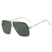Premium Rimless Oversized Aviator Sunglasses for Women, PC Lens UV Protection Women’s Shade