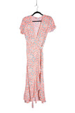 UNBRANDED Women Wrap Dresses Regular fit in Pink - S
