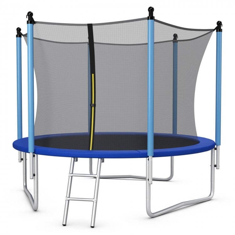 14 Feet Jumping Exercise Recreational Bounce Trampoline with Safety Net