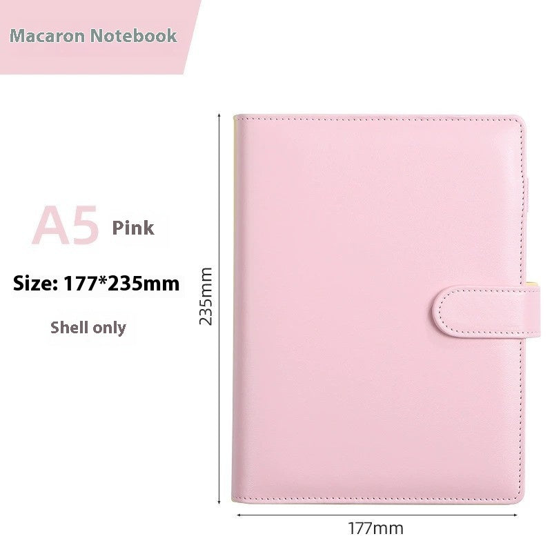 A5 PU Leather Notebook Binder Shell – Macaron Colours | 11 Colours